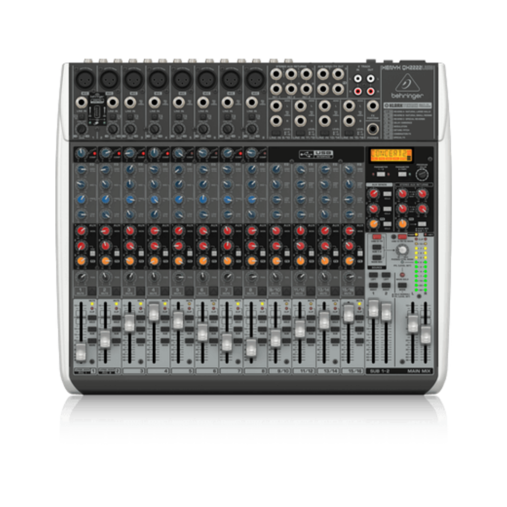 Behringer Xenyx QX2222USB Mixer with USB and Effects Talentz