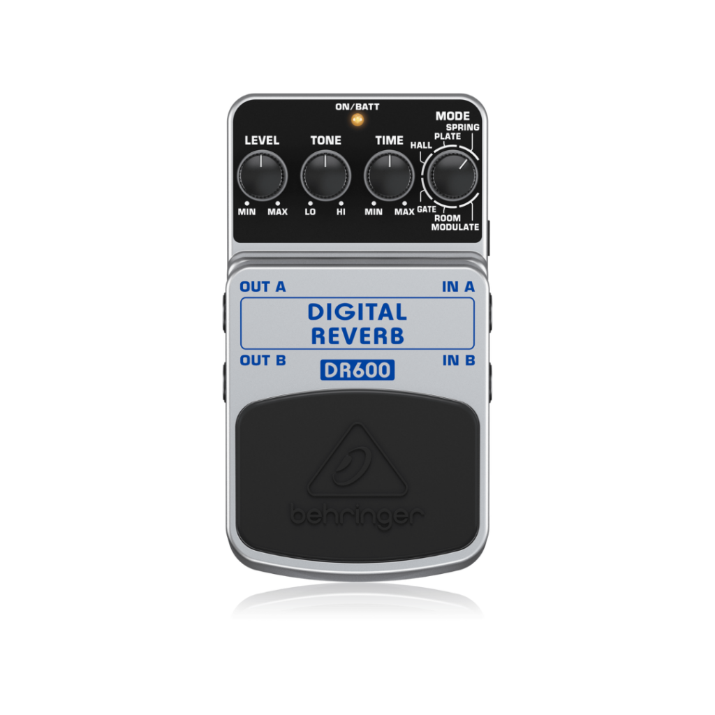 Behringer DR600 Digital Stereo Reverb Effects Pedal Talentz