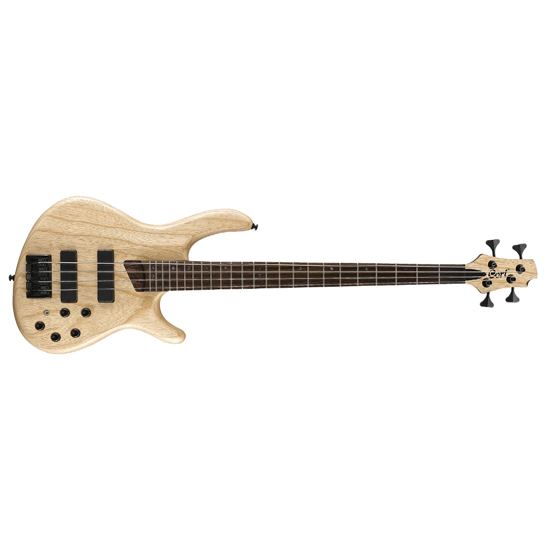 Cort B4 Plus AS OPN Artisan Series Electric Bass Guitar Open Pore Natural Talentz