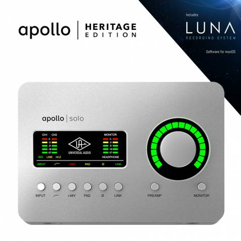 apollo solo HE edition interface audio