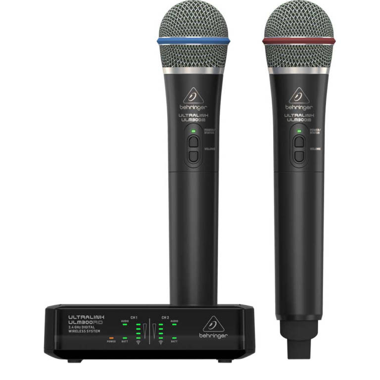 Behringer ULM302MIC Wireless Dual Handheld Microphone System Talentz