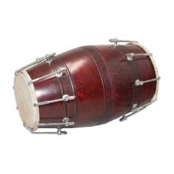Dholak With mechanical tuning and metal band