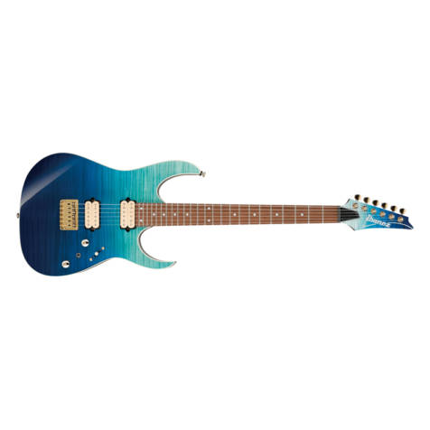 Ibanez High Performance Electric Guitar RG421HPFM - Blue Reef Gradation