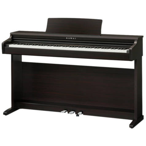 Kawai KDP120R BT Digital Home Piano with Bench - Premium Rosewood