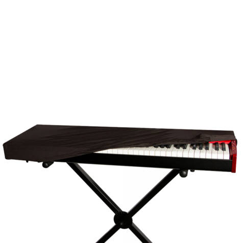 On-Stage KDA7061B Keyboard & Piano Dust Cover 61 & 76 Keys (Black)