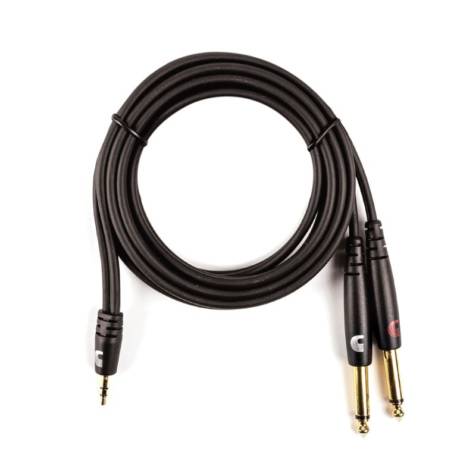Planet Waves PW-MPTS-06 Custom Audio Y Cable (1/8-inch to Dual 1/4-inch)