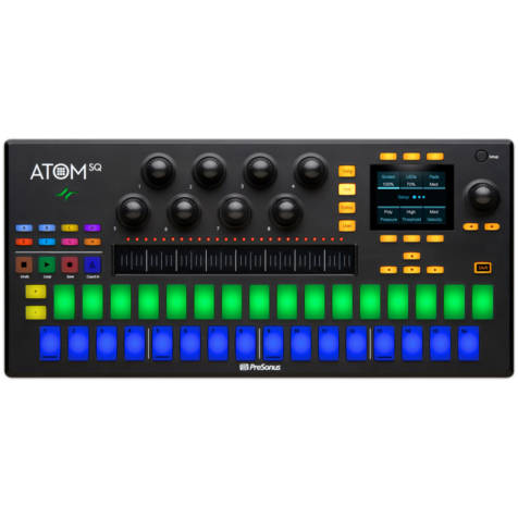 PreSonus ATOM SQ Keyboard/Pad Hybrid MIDI Keyboard/Pad Performance and Production Controller