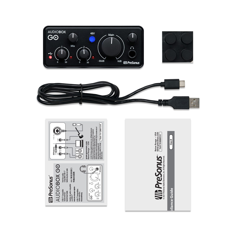 USB-C　PreSonus　Productions　Audio　AudioBox　Talentz　for　Interface　Go　Audio　2x2　Music
