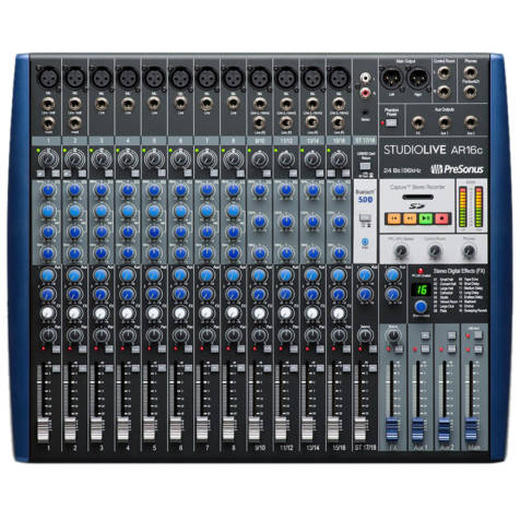 PreSonus StudioLive AR16c Mixer and Audio Interface with Effects