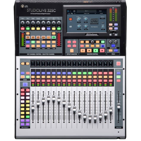 PreSonus StudioLive 32SC 32-channel Rackmountable Digital Mixer (16 mic)