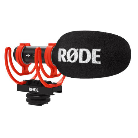 Rode VideoMic GO II Ultracompact Analog/USB Camera-Mount Shotgun Microphone