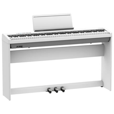 Roland FP-30X-WH Portable Digital Piano (White) with Bluetooth