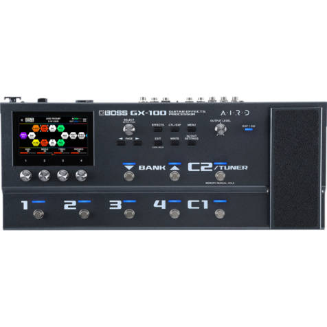 Boss GX-100 Guitar Multi-Effects Pedal with USB and Touchscreen
