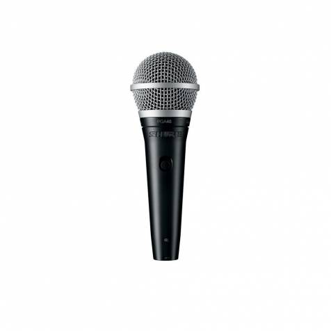 Shure PGA48-QTR Dynamic Vocal Microphone (XLR to 1/4" Cable)