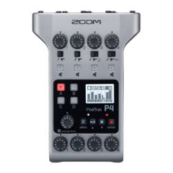 Zoom PodTrak P4 4-input Ultimate Recorder for Podcasting